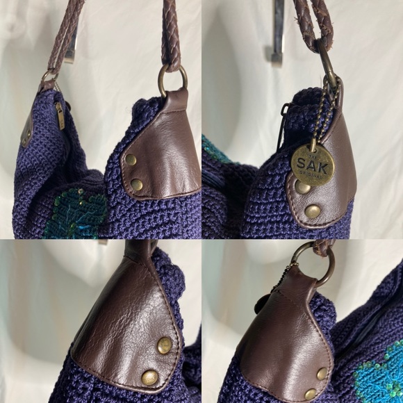 Vintage 2000s Blue and Teal Flowers - Picture 3 of 12